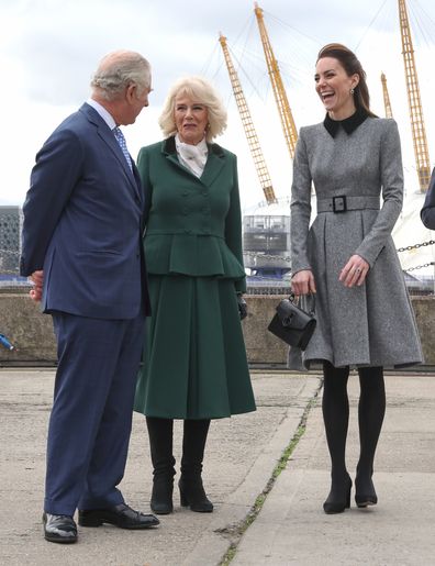 Prince Charles, Prince of Wales, Camilla, Duchess of Cornwall and Kate Middleton, Duchess of Cambridge