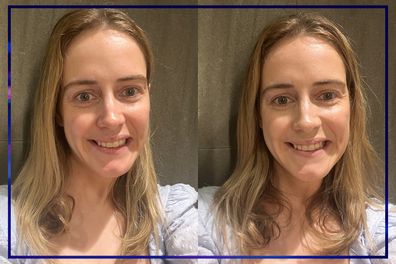 9PR: Charlotte Tilbury Beautiful Skin Foundation before and after.