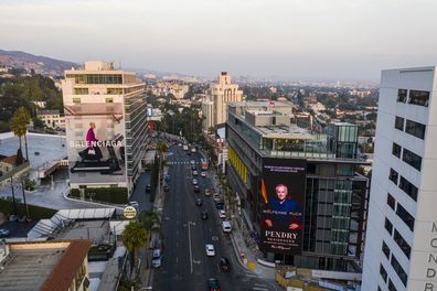 A street view of West Hollywood, California