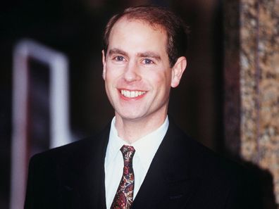 Prince Edward in 1993, on his first day at work with Ardent Productions.