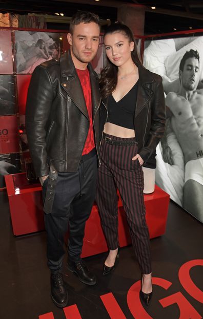 Liam Payne and Maya Henry attend the Hugo X Liam Payne Bodywear Campaign party at Flannels on December 4, 2019 in London, England. 