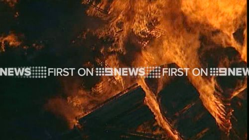 An evacuation centre was set up for people from nearby businesses and homes. (9NEWS)