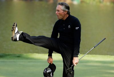 Some of Gary Player's celebrations defied his age. (AAP)