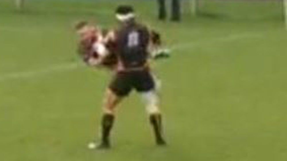 Irish rugby player body slammed in off-the-ball incident