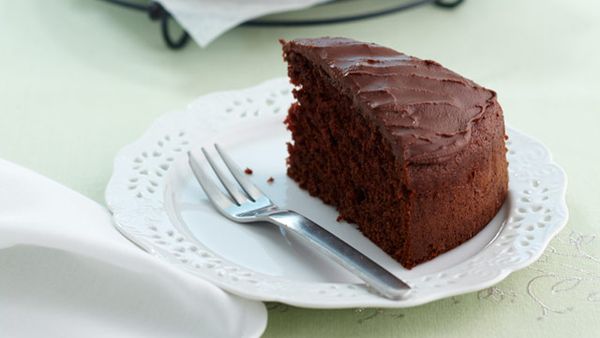 Luscious light chocolate cake