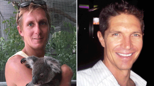 The remains of Adam Hoffman, 30 (left), and Ben Leahy, 45 (right), were found after the trawler Dianne capsized. (AAP)