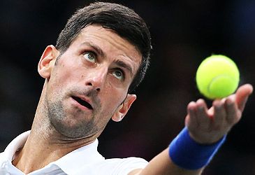 What is Novak Djokovic's ATP men's singles world ranking?