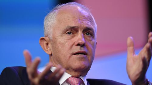 Malcolm Turnbull addressed a business summit in Sydney today. (AAP)
