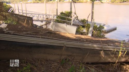 Six months after the February floods devastated parts of Brisbane, some property owners have been left frustrated by remaining debris.