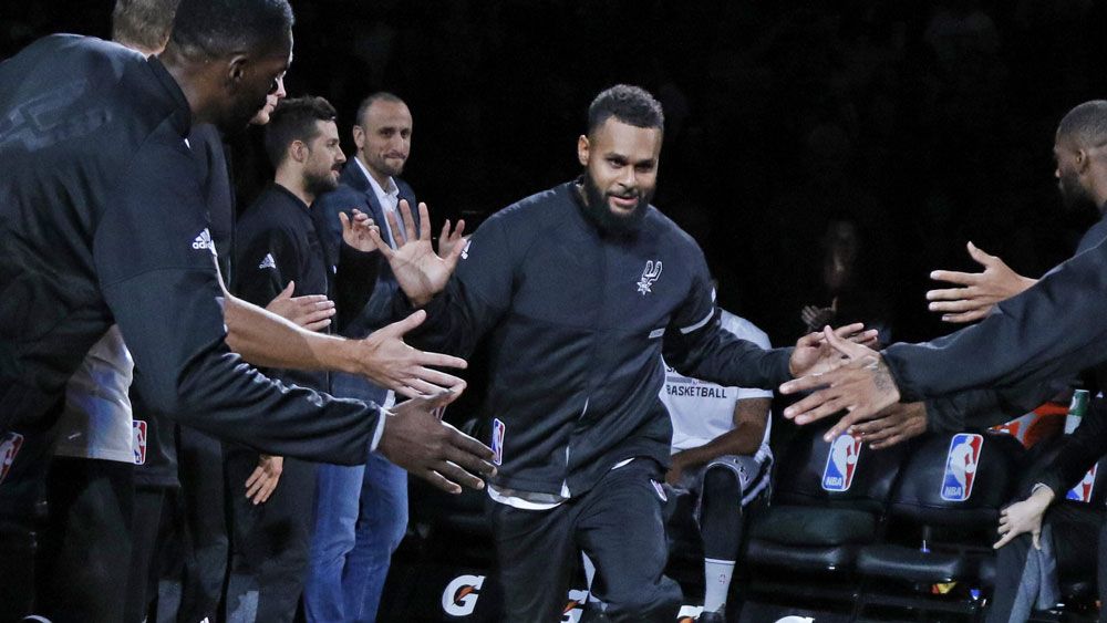 Patty Mills had a great night for the Spurs in the NBA. (AAP)