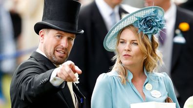 Peter Phillips and Autumn Phillips attend day five of Royal Ascot at Ascot Racecourse on June 22, 2019