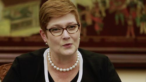 Foreign Minister Marise Payne says evacuating the 65 women and children is anything but simple.