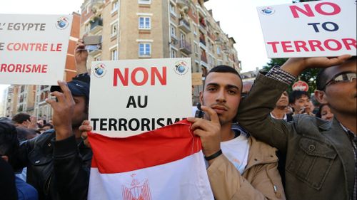 'We are the French too': Muslims denounce ISIL in Paris rally