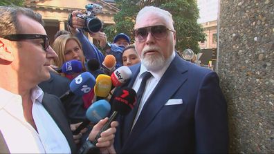 Kyle Sandilands arrives at court in Sydney over his ARN lawsuit on April 24, Friday 2026.