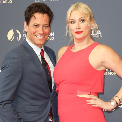 Ioan Gruffudd and Alice Evans at the Monte Carlo TV Festival in 2018.