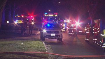 Adelaide shed fire in Christie Downs