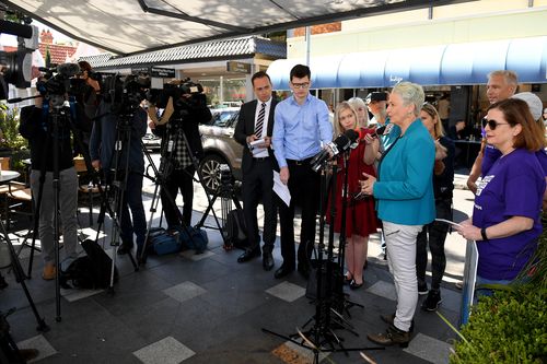 Dr Phelps holds a press conference in Sydney today.