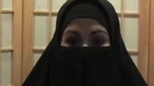 She had appeared in a YouTube video announcing that she was a "terrorist". (9NEWS)