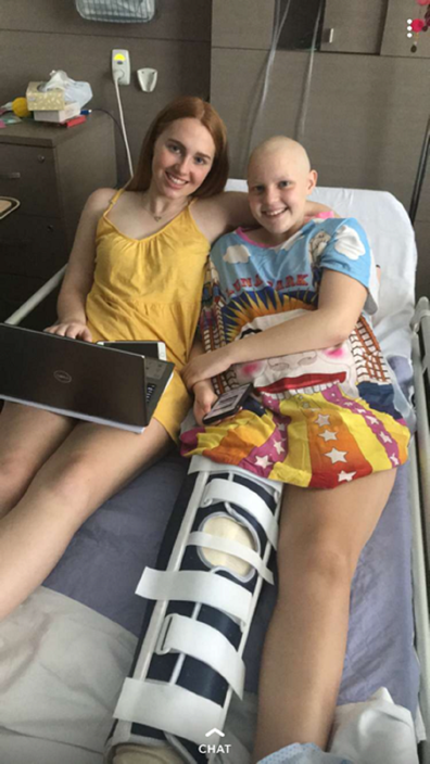 Maddi attended hospital school before returning to Dubbo to stay with friends.