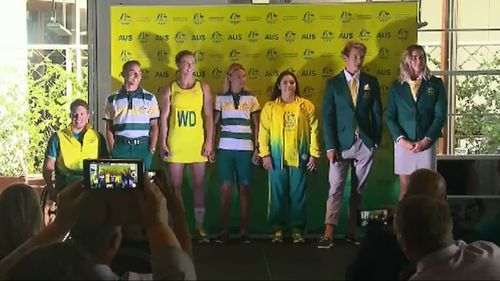 The Australian Commonwealth Games uniforms, unveiled today, include recycled plastic.