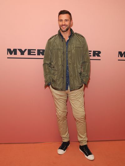 Model Kris Smith at the Myer spring/summer '18 show