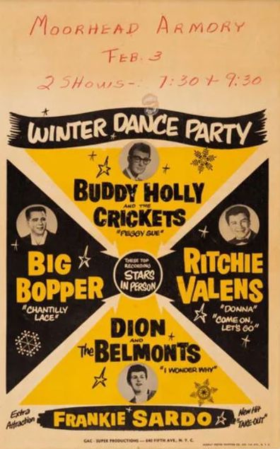 Poster of Winter Dance Party 1959 rare