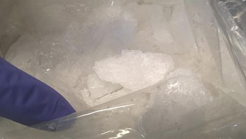 More than $28 million worth of crystal meth seized by authorities.  