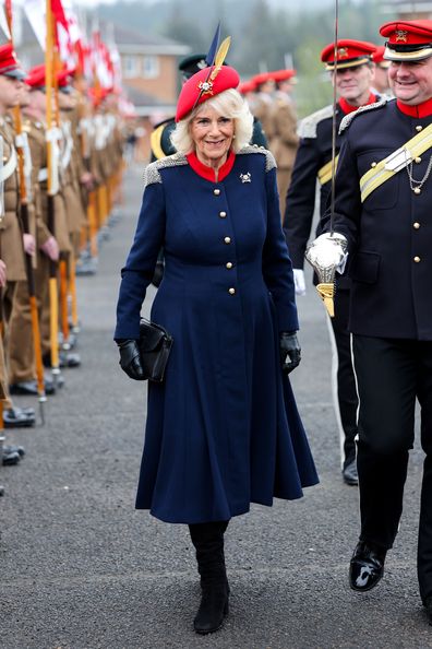 queen camilla military engagement
