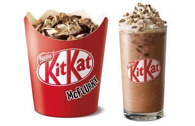 McDonald's Kit Kat McFlurry and Kit Kat Frappe