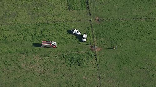 The aircraft was a two-seater. (9NEWS)