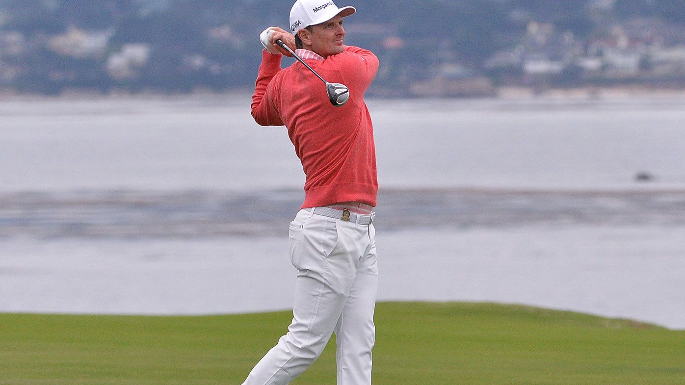 Justin Rose has equalled Tiger Woods' Pebble Beach scoring record.