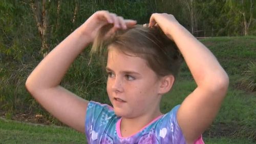 A brave nine-year-old girl has told how she hit her head as she was sucked down a storm water drain in Queensland. (TODAY)