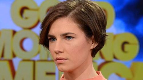 Amanda Knox on Good Morning America. (AAP)