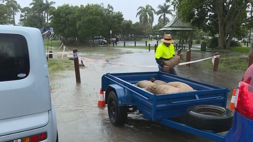 Sandbags are being handed out in Coffs Harbour