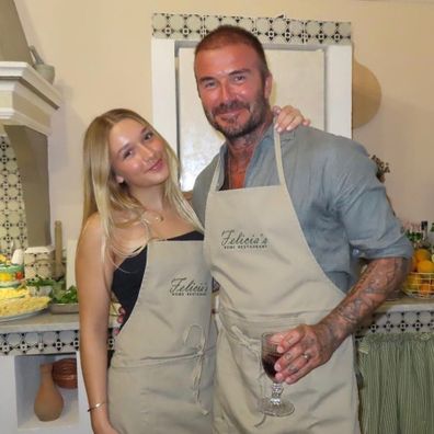 David Beckham and Daughter Harper Beckham