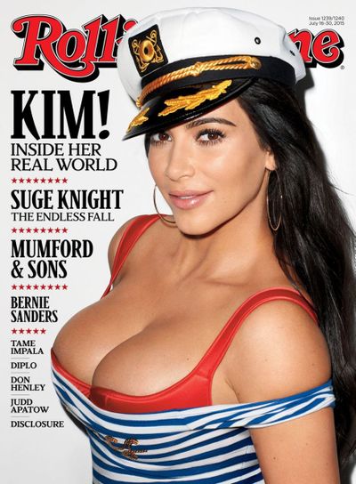 <p><strong><em>Reality TV Rock Star</em></strong></p>
<p>Kim Kardashian,<em> Rolling Stone </em>July 2015</p>