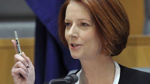 Julia Gillard in Canberra. (AAP)