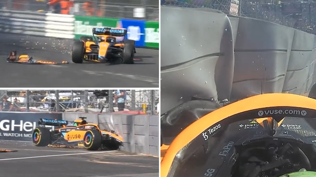 Daniel Ricciardo crashes as Leclerc tops both practice sessions for Monaco Grand Prix