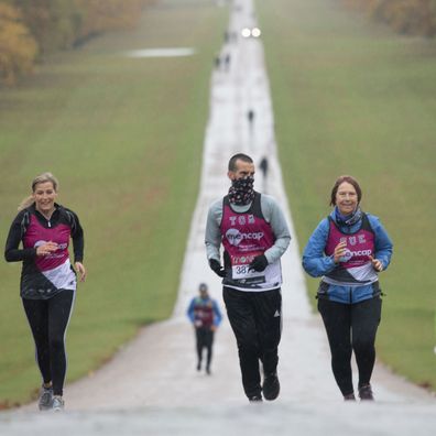 Sophie, Countess of Wessex runs in the 2020 London Marathon