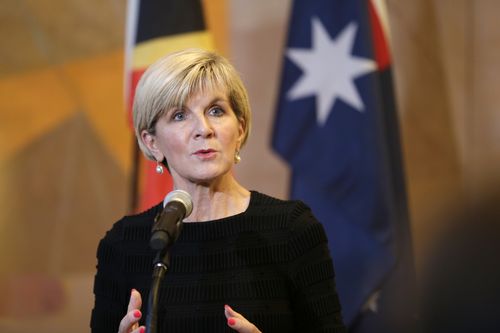 Foreign Minister Julie Bishop will meet with US Secretary of State, Rex Tillerson to urge Australia's case. (AAP)