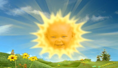the sun baby on the teletubbies