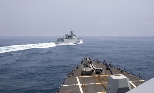 US releases video showing close call in Taiwan Strait with Chinese destroyer