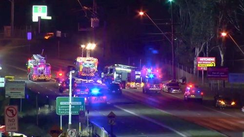 The cars collided on the Northern Road in Orchard Hills on Friday night.