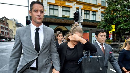 Sarah Rogers is accompanied by her boyfriend, former Australian Border Force boss Roman Quaedvlieg.