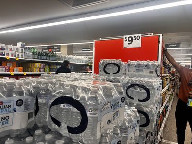 Coles Water price increase supermarket groceries cost of living