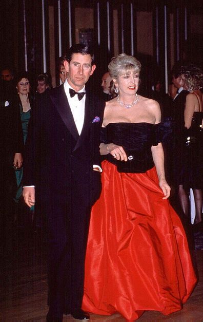 Prince Charles and Lady Dale Tryon in 1990. 