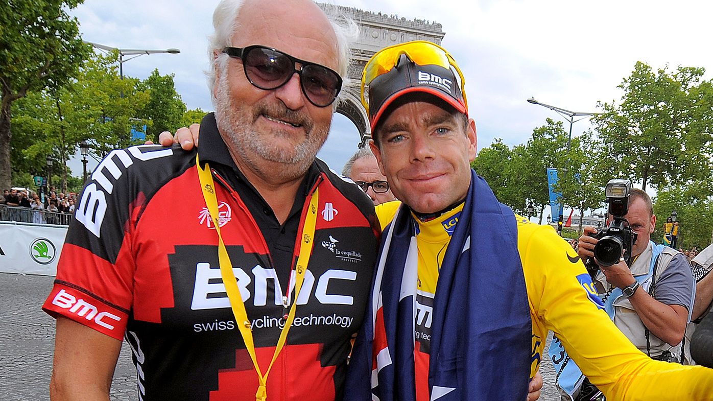 Cadel Evans and Andy Rihs
