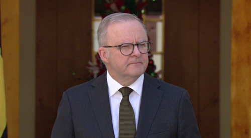Prime Minister Anthony Albanese answer questions after announcing a security deal with the Solomon Islands.
