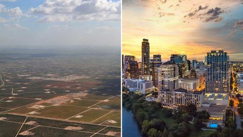 The proposed plan would link a sliver of heavily Democratic Austin with heavily Republican west Texas, hundreds of kilometres away.