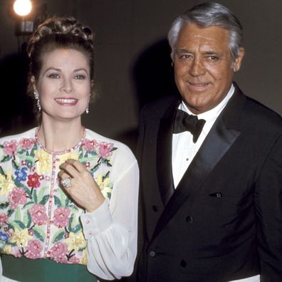 Cary Grant with Princess Grace of Monaco in 1973